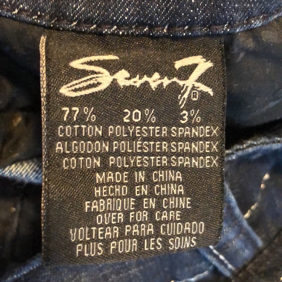 Women’s size 14 Seven7 bootcut blue jeans - Picture 10 of 13